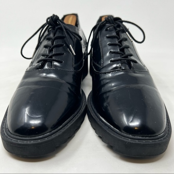 Zara Womens Studded Platform Derby Shoes 41 US 10 - Picture 3 of 12